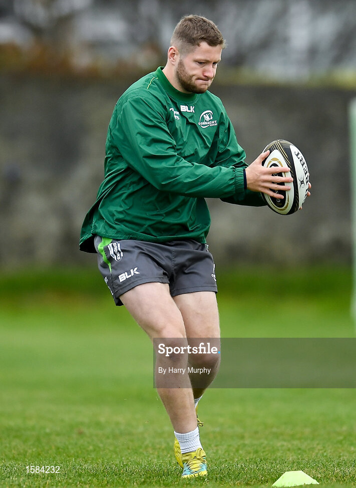 2 October 2018; Kieran Joyce during Connacht Rugby squad training at the Sportsground in Galway. Photo by Harry Murphy/Sportsfile
