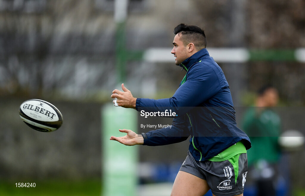 2 October 2018; Cian Kelleher during Connacht Rugby squad training at the Sportsground in Galway. Photo by Harry Murphy/Sportsfile