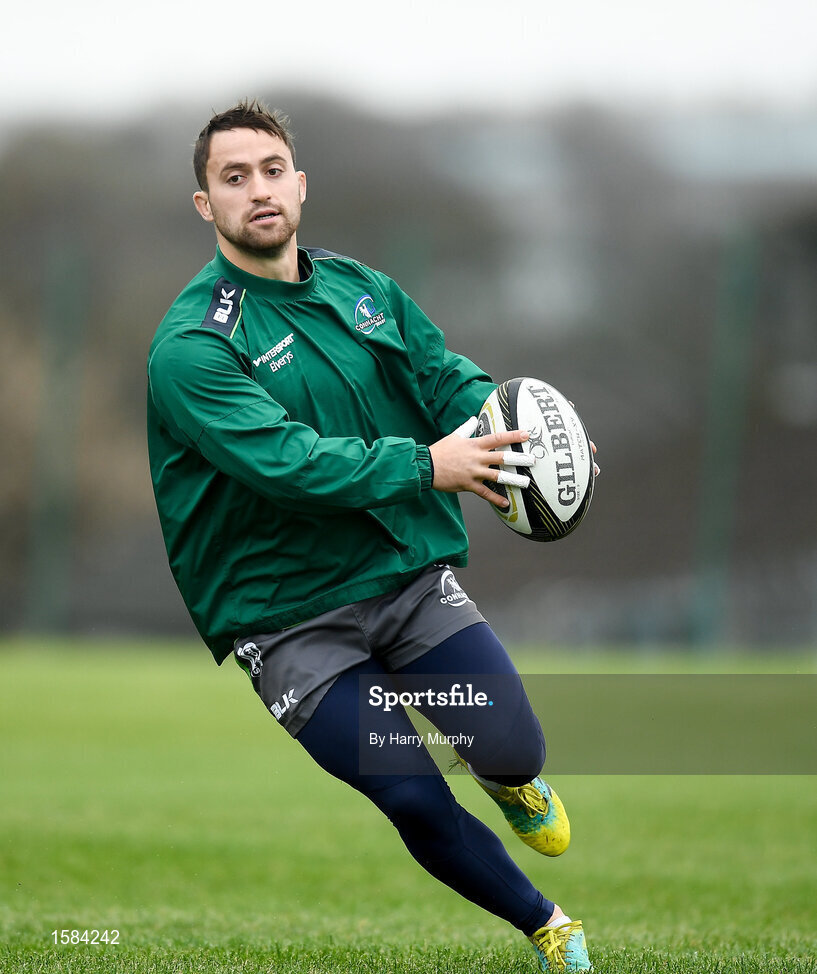 2 October 2018; Caolin Blade during Connacht Rugby squad training at the Sportsground in Galway. Photo by Harry Murphy/Sportsfile