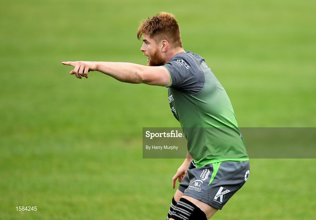 2 October 2018; Sean O'Brien during Connacht Rugby squad training at the Sportsground in Galway. Photo by Harry Murphy/Sportsfile