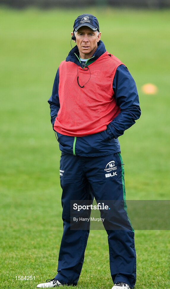 2 October 2018; Connacht head coach Andy Friend during Connacht Rugby squad training and Press Conference at the Sportsground in Galway. Photo by Harry Murphy/Sportsfile