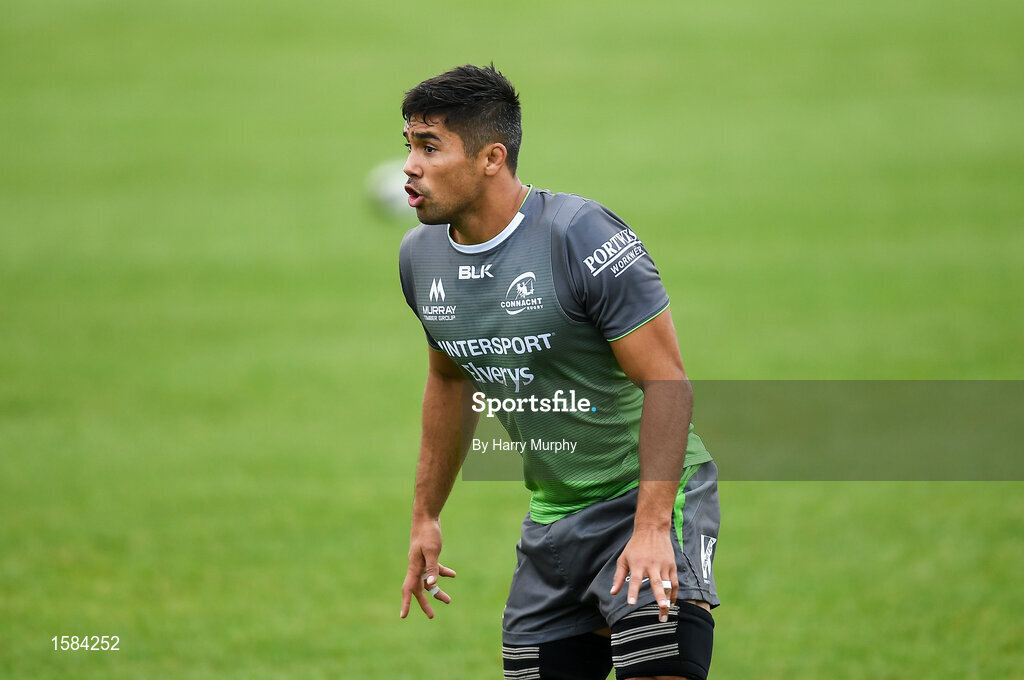 2 October 2018; Jarrad Butler during Connacht Rugby squad training at the Sportsground in Galway. Photo by Harry Murphy/Sportsfile