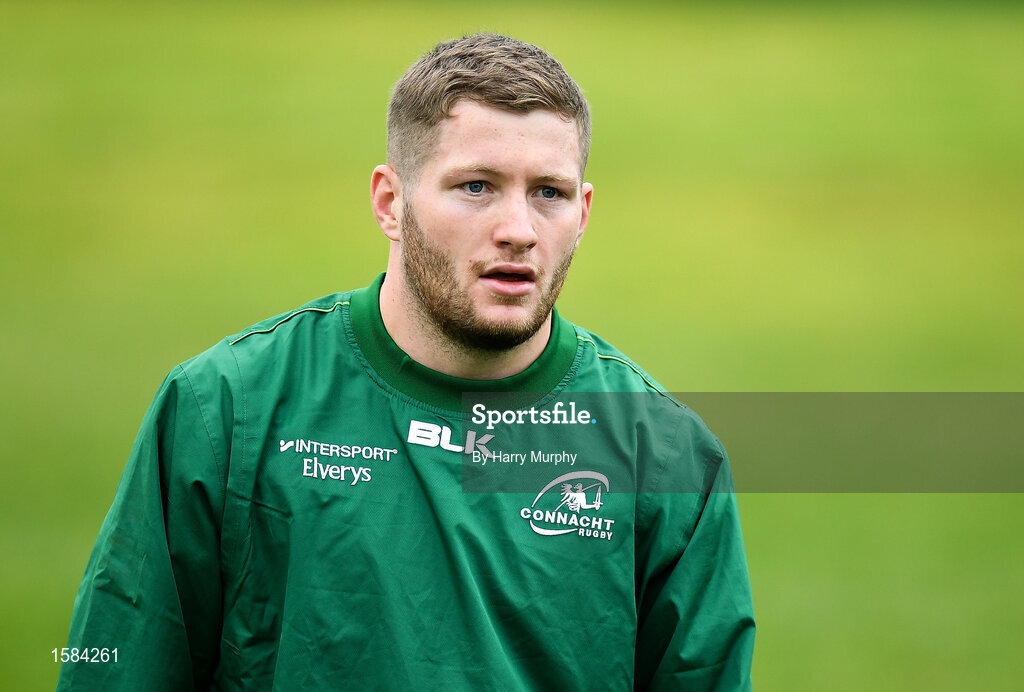 2 October 2018; Kieran Joyce during Connacht Rugby squad training and Press Conference at the Sportsground in Galway. Photo by Harry Murphy/Sportsfile
