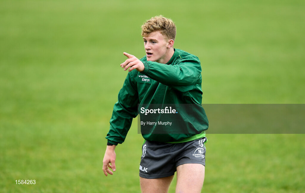 2 October 2018; Colm DeBuitlear during Connacht Rugby squad training at the Sportsground in Galway. Photo by Harry Murphy/Sportsfile