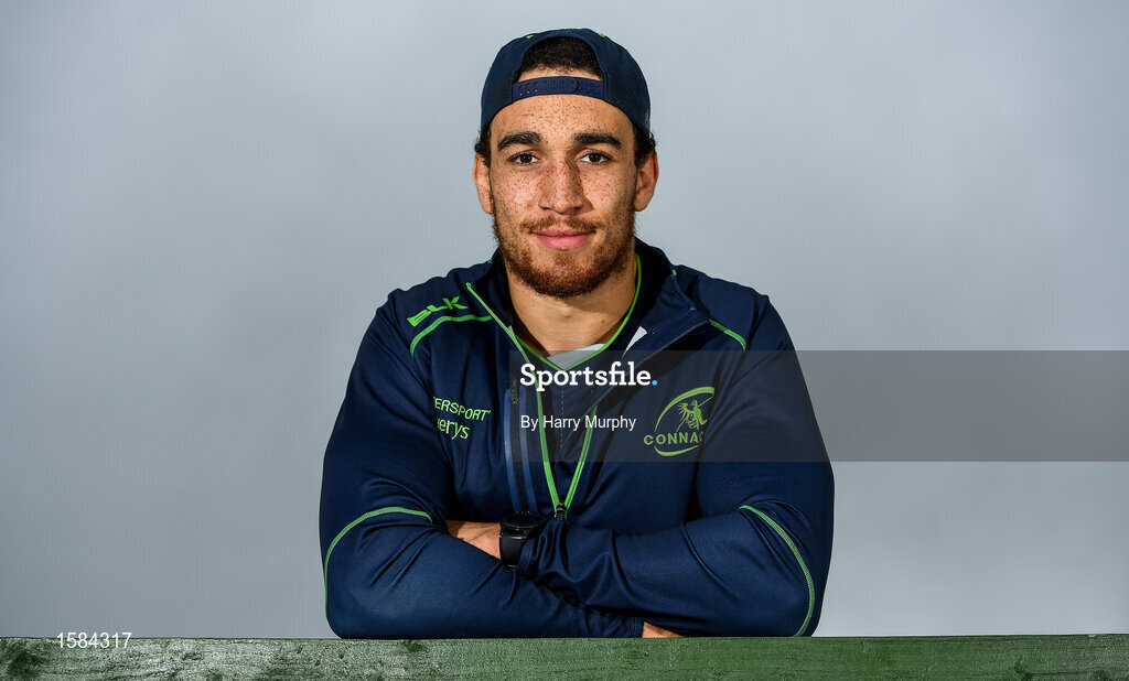 2 October 2018; Ultane Dillane poses for a portrait following a Connacht Rugby press conference at the Sportsground in Galway. Photo by Harry Murphy/Sportsfile