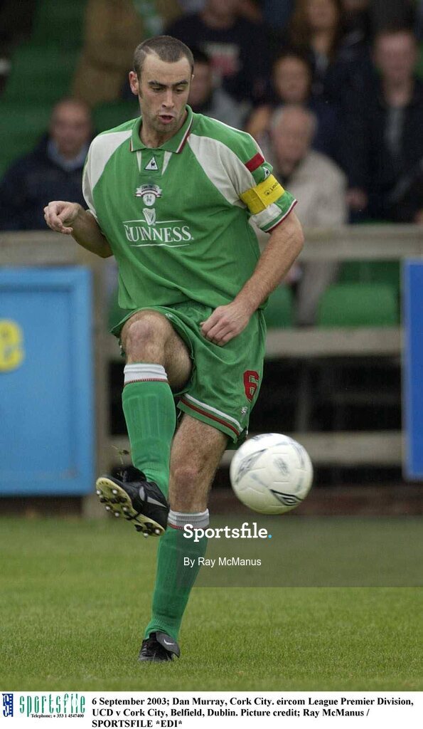 6 September 2003; Dan Murray, Cork City. eircom League Premier Division, UCD v Cork City, Belfield, Dublin. Picture credit; Ray McManus / SPORTSFILE *EDI*