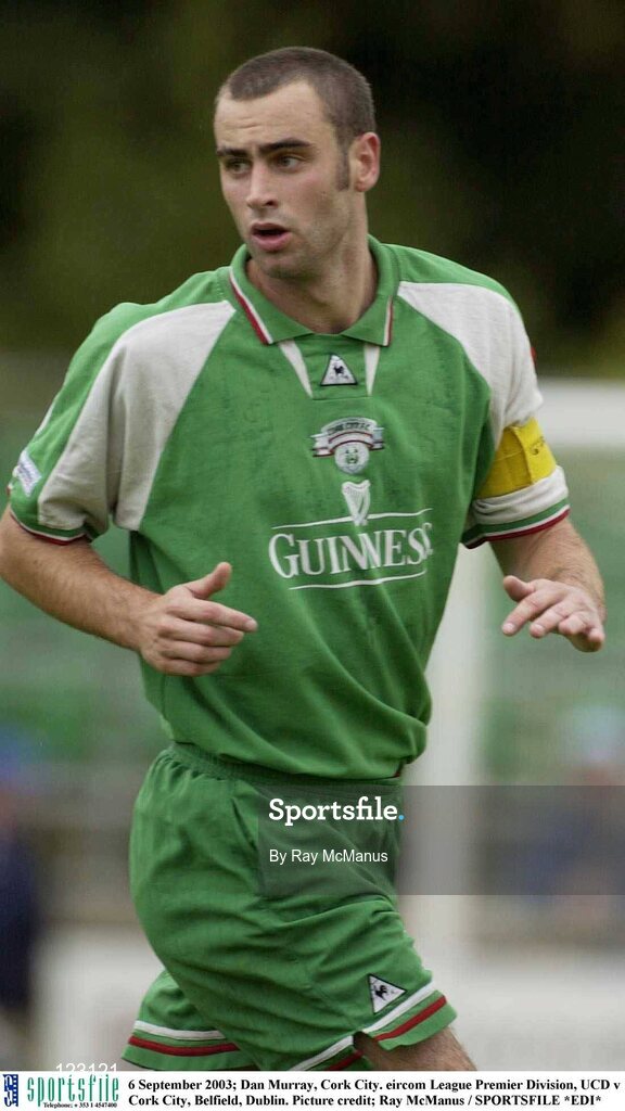 6 September 2003; Dan Murray, Cork City. eircom League Premier Division, UCD v Cork City, Belfield, Dublin. Picture credit; Ray McManus / SPORTSFILE *EDI*