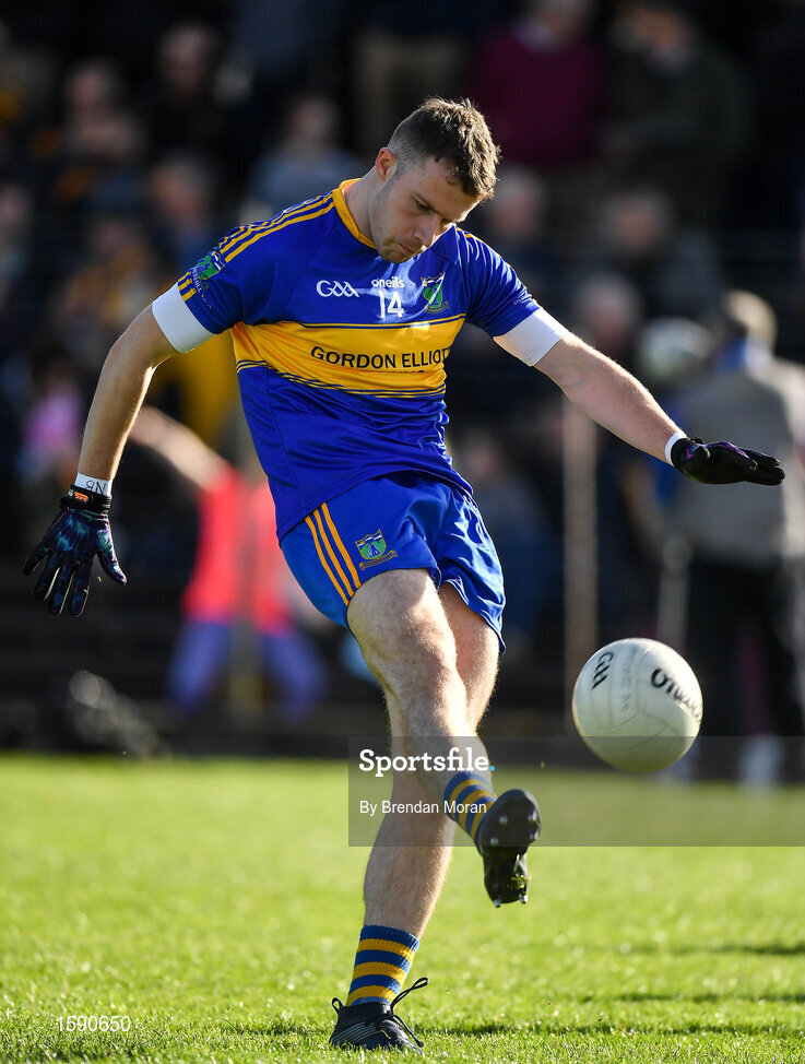 14 October 2018; Barry Dardis of Summerhill during the Meath County Senior Club Football Championship Final match between St Peter's Dunboyne and Summerhill at Páirc Tailteann in Navan, Meath. Photo by Brendan Moran/Sportsfile