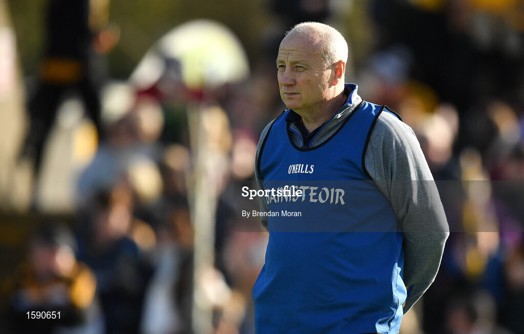 14 October 2018; Summerhill manager John Lyons prior to the Meath County Senior Club Football Championship Final match between St Peter's Dunboyne and Summerhill at Páirc Tailteann in Navan, Meath. Photo by Brendan Moran/Sportsfile