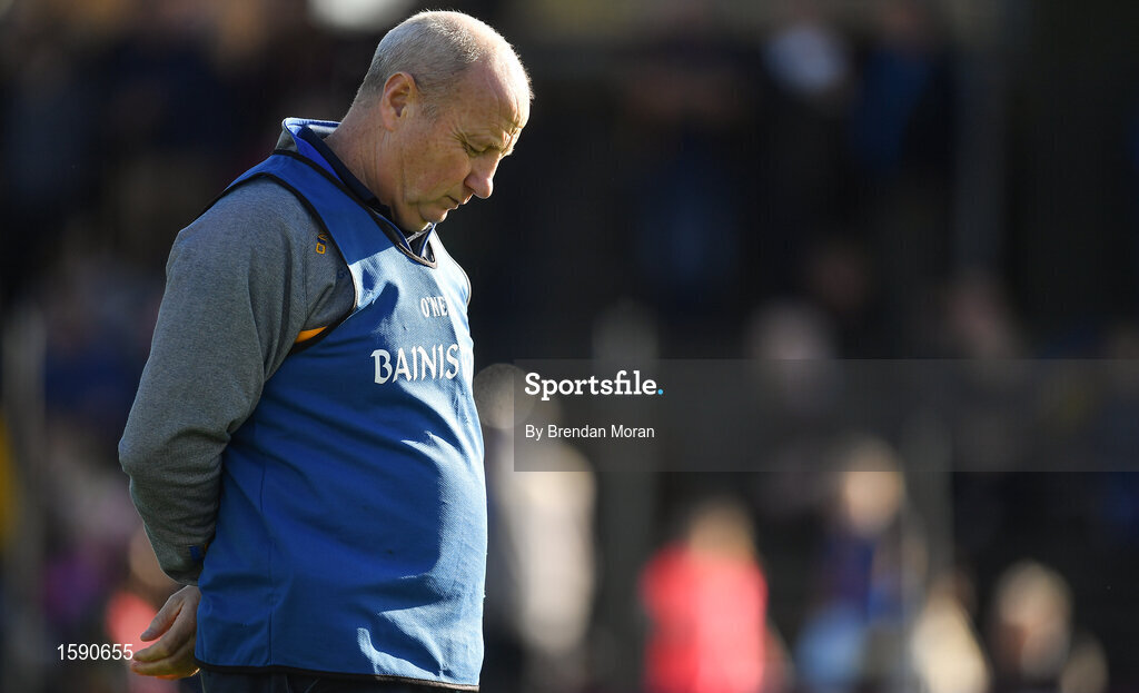 14 October 2018; Summerhill manager John Lyons prior to the Meath County Senior Club Football Championship Final match between St Peter's Dunboyne and Summerhill at Páirc Tailteann in Navan, Meath. Photo by Brendan Moran/Sportsfile