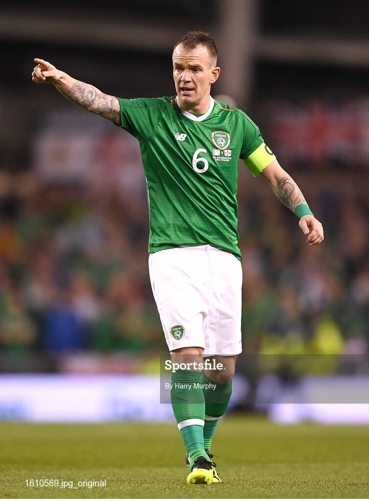 15 November 2018; Glen Whelan of Republic of Ireland during the International Friendly match between Republic of Ireland and Northern Ireland at the Aviva Stadium in Dublin. Photo by Harry Murphy/Sportsfile