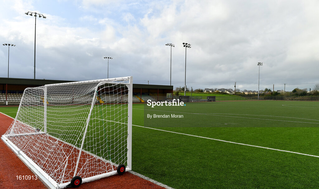16 November 2018; A general view of the pitch prior to the U16 Victory Shield match between Republic of Ireland and Scotland at Mounthawk Park in Tralee, Kerry. Photo by Brendan Moran/Sportsfile