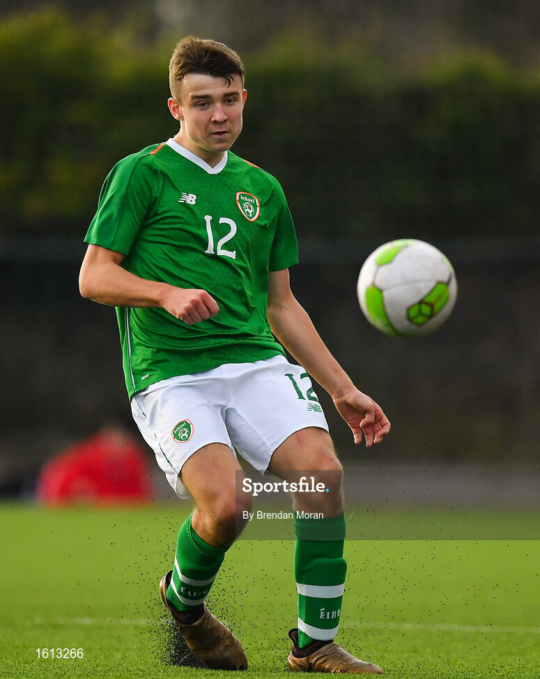 16 November 2018; Daniel Rose of Republic of Ireland during the U16 Victory Shield match between Republic of Ireland and Scotland at Mounthawk Park in Tralee, Kerry. Photo by Brendan Moran/Sportsfile