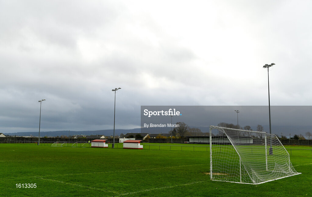 16 November 2018; A general view of the pitch at Tralee Dynamos prior to the U16 Victory Shield match between Republic of Ireland and Scotland at Mounthawk Park in Tralee, Kerry. Photo by Brendan Moran/Sportsfile