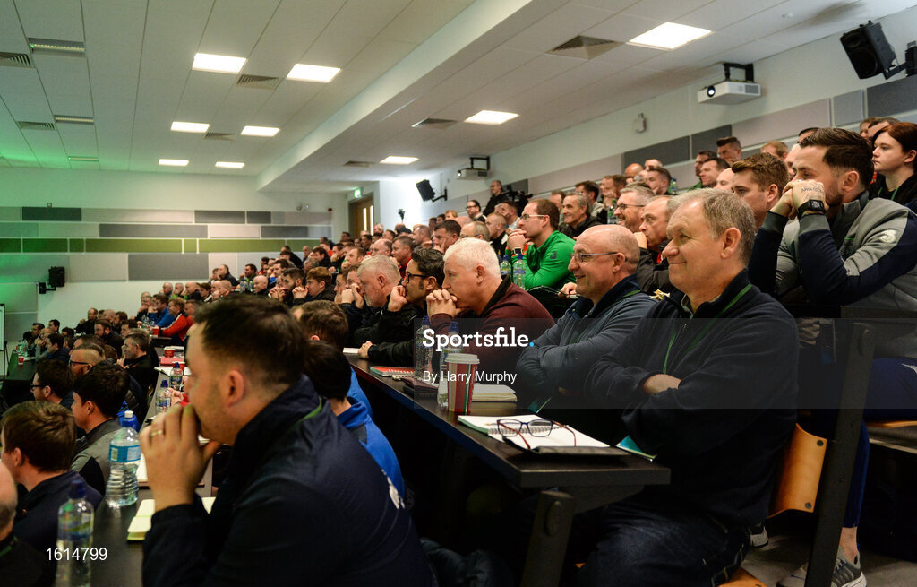 24 November 2018; A general view of attendees during the 2018 FAI Coach Education Conference at IT Carlow, in Carlow. Photo by Harry Murphy/Sportsfile