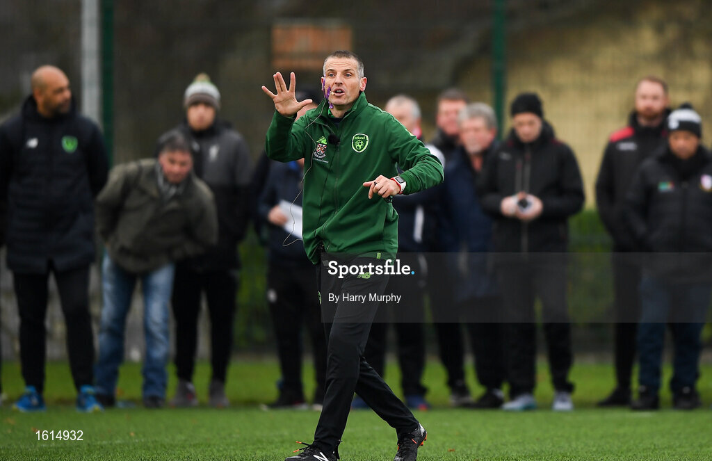 24 November 2018; Republic of Ireland U18 Manager Jim Crawford during the 2018 FAI Coach Education Conference at IT Carlow, in Carlow. Photo by Harry Murphy/Sportsfile