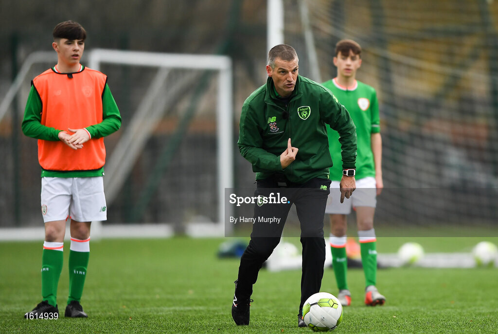 24 November 2018; Republic of Ireland U18's Manager Jim Crawford during the 2018 FAI Coach Education Conference at IT Carlow, in Carlow. Photo by Harry Murphy/Sportsfile