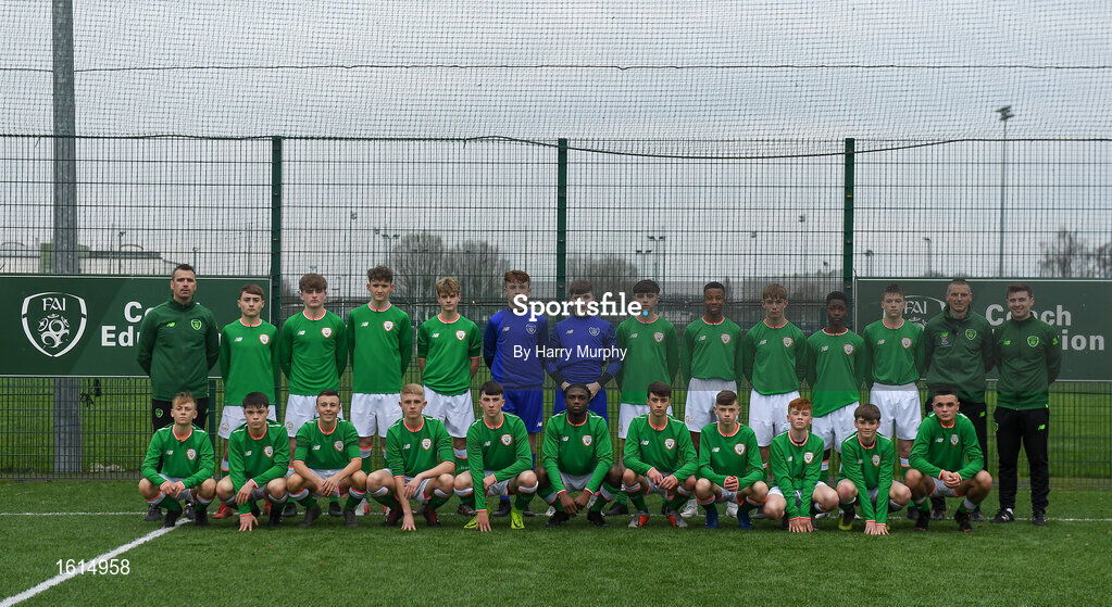 24 November 2018; UCD U15 players and coaches at a training session during the 2018 FAI Coach Education Conference at IT Carlow, in Carlow. Photo by Harry Murphy/Sportsfile