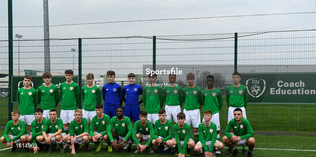 24 November 2018; UCD U15 players at a training session during the 2018 FAI Coach Education Conference at IT Carlow in Carlow. Photo by Harry Murphy/Sportsfile