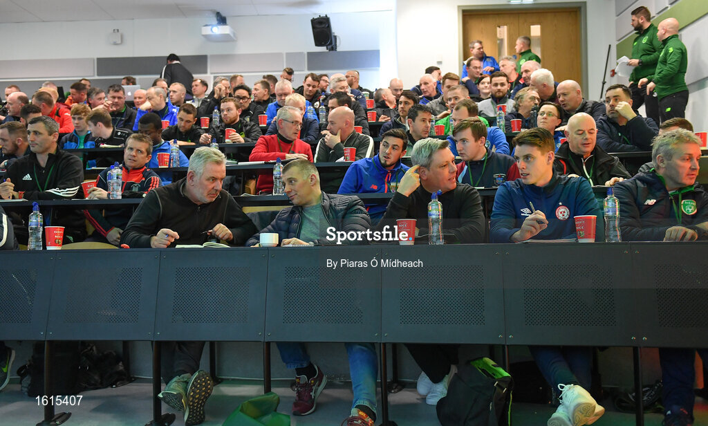 24 November 2018; Attendees during the 2018 FAI Coach Education Conference at IT Carlow in Carlow. Photo by Piaras Ó Mídheach/Sportsfile