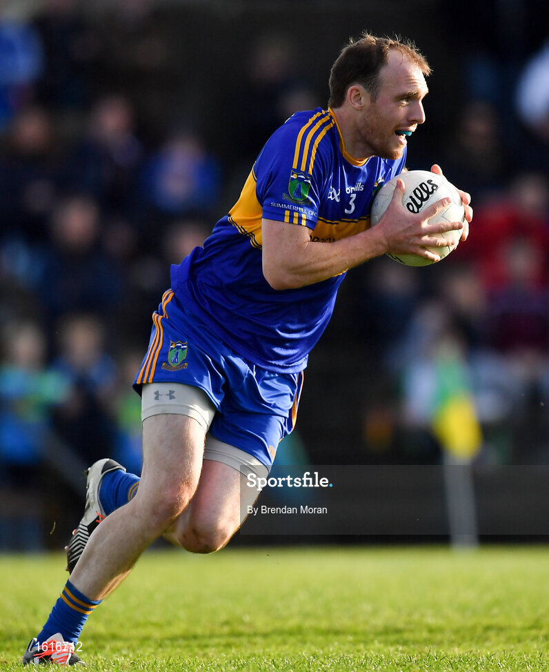 14 October 2018; Caolan Young of Summerhill during the Meath County Senior Club Football Championship Final match between St Peter's Dunboyne and Summerhill at Páirc Tailteann in Navan, Meath. Photo by Brendan Moran/Sportsfile