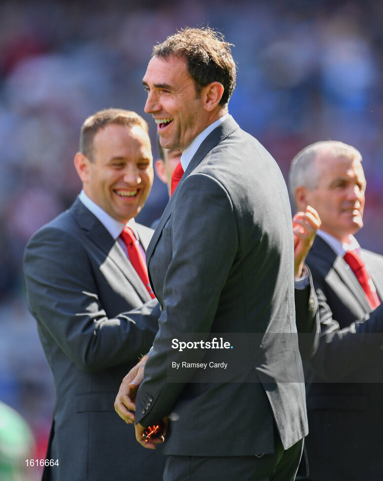 2 September 2018; Brian McCormack of the Derry 1993 All-Ireland winning Jubilee team as the team are honoured prior to the GAA Football All-Ireland Senior Championship Final match between Dublin and Tyrone at Croke Park in Dublin. Photo by Ramsey Cardy/Sportsfile