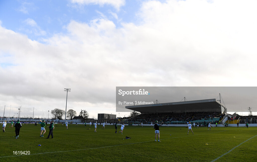 2 December 2018; A general view of the pitch before the AIB Leinster GAA Hurling Senior Club Championship Final match Ballyboden St Enda's and Ballyhale Shamrocks at Netwatch Cullen Park in Carlow. Photo by Piaras Ó Mídheach/Sportsfile
