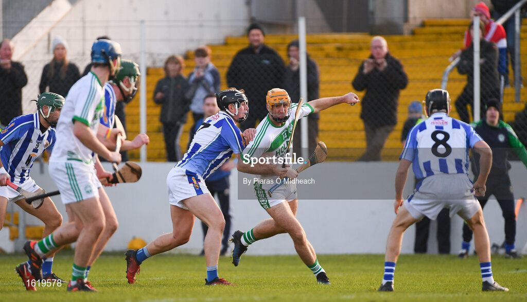 2 December 2018; Colin Fennelly of Ballyhale Shamrocks in action against Luke Corcoran of Ballyboden St Enda's during the AIB Leinster GAA Hurling Senior Club Championship Final match Ballyboden St Enda's and Ballyhale Shamrocks at Netwatch Cullen Park in Carlow. Photo by Piaras Ó Mídheach/Sportsfile
