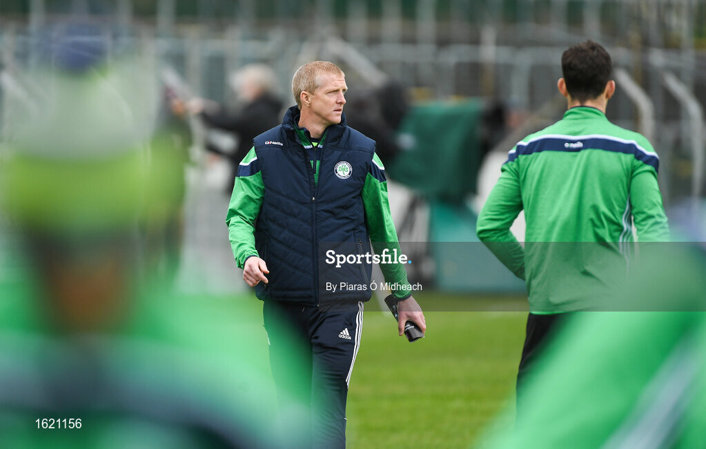2 December 2018; Ballyhale Shamrocks manager Henry Shefflin before the AIB Leinster GAA Hurling Senior Club Championship Final match Ballyboden St Enda's and Ballyhale Shamrocks at Netwatch Cullen Park in Carlow. Photo by Piaras Ó Mídheach/Sportsfile