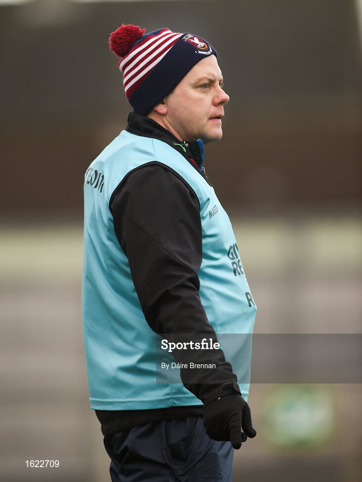 9 December 2018; Mullinalaghta St Columba's manager Mickey Graham during the AIB Leinster GAA Football Senior Club Championship Final match between Kilmacud Crokes and Mullinalaghta St Columba's at Bord na Móna O'Connor Park in Offaly. Photo by Daire Brennan/Sportsfile