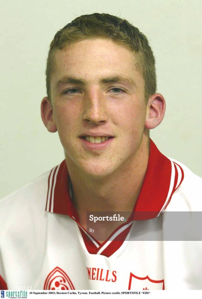 10 September 2003; Dermot Carlin, Tyrone. Football. Picture credit; SPORTSFILE *EDI*