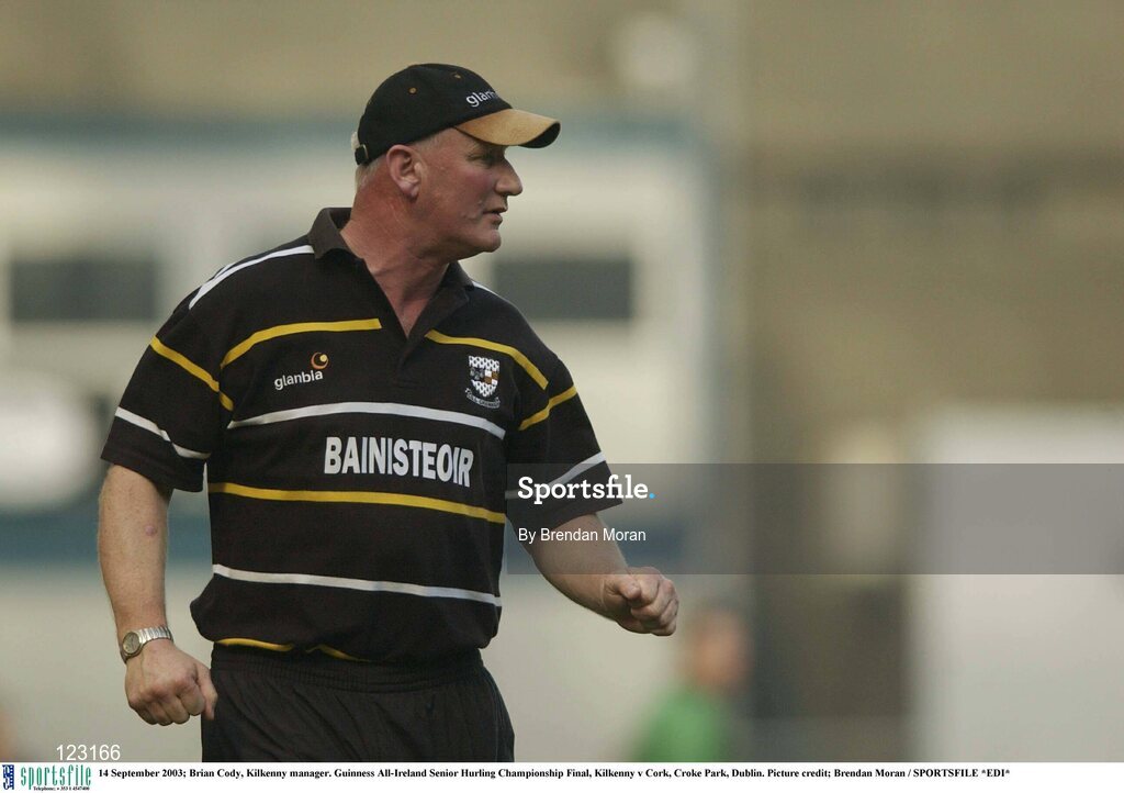 14 September 2003; Brian Cody, Kilkenny manager. Guinness All-Ireland Senior Hurling Championship Final, Kilkenny v Cork, Croke Park, Dublin. Picture credit; Brendan Moran / SPORTSFILE *EDI*