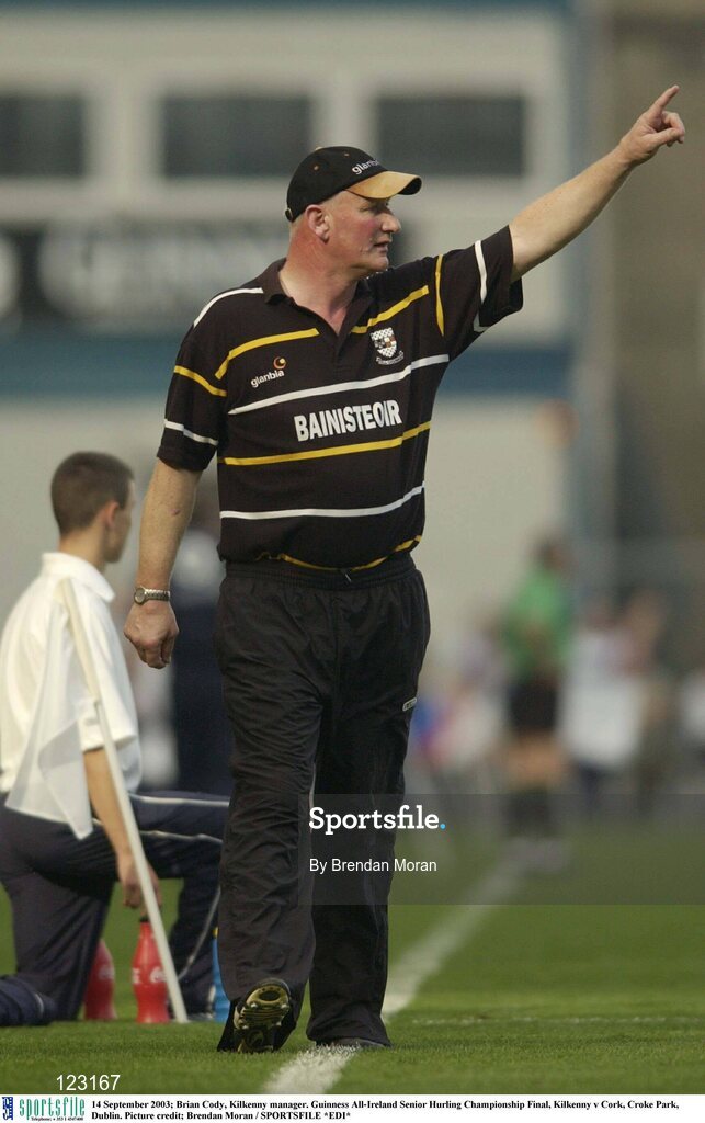 14 September 2003; Brian Cody, Kilkenny manager. Guinness All-Ireland Senior Hurling Championship Final, Kilkenny v Cork, Croke Park, Dublin. Picture credit; Brendan Moran / SPORTSFILE *EDI*