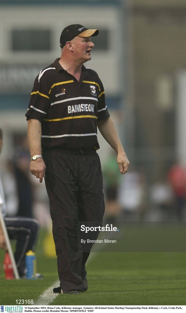 14 September 2003; Brian Cody, Kilkenny manager. Guinness All-Ireland Senior Hurling Championship Final, Kilkenny v Cork, Croke Park, Dublin. Picture credit; Brendan Moran / SPORTSFILE *EDI*