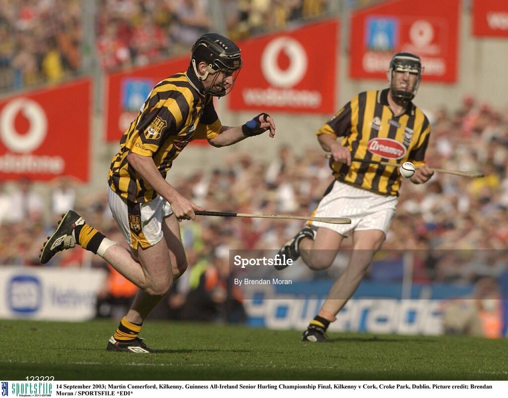 14 September 2003; Martin Comerford, Kilkenny. Guinness All-Ireland Senior Hurling Championship Final, Kilkenny v Cork, Croke Park, Dublin. Picture credit; Brendan Moran / SPORTSFILE *EDI*