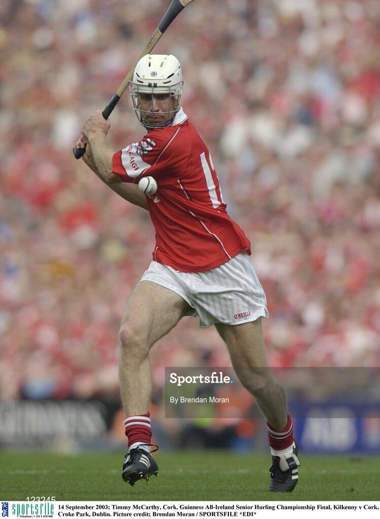 14 September 2003; Timmy McCarthy, Cork. Guinness All-Ireland Senior Hurling Championship Final, Kilkenny v Cork, Croke Park, Dublin. Picture credit; Brendan Moran / SPORTSFILE *EDI*