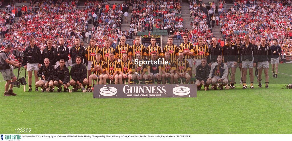 14 September 2003; Kilkenny squad. Guinness All-Ireland Senior Hurling Championship Final, Kilkenny v Cork, Croke Park, Dublin. Picture credit; Ray McManus / SPORTSFILE