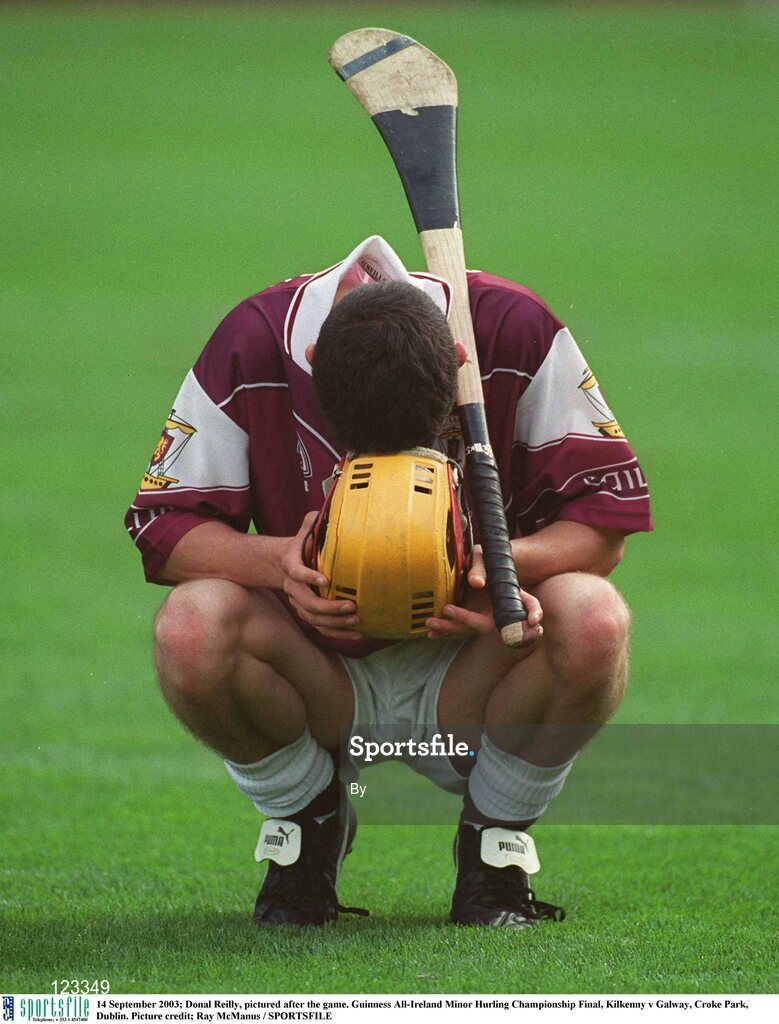 14 September 2003; Donal Reilly, pictured after the game. Guinness All-Ireland Minor Hurling Championship Final, Kilkenny v Galway, Croke Park, Dublin. Picture credit; Ray McManus / SPORTSFILE