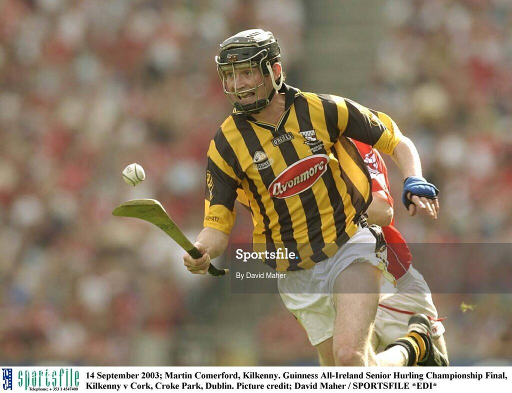 14 September 2003; Martin Comerford, Kilkenny. Guinness All-Ireland Senior Hurling Championship Final, Kilkenny v Cork, Croke Park, Dublin. Picture credit; David Maher / SPORTSFILE *EDI*