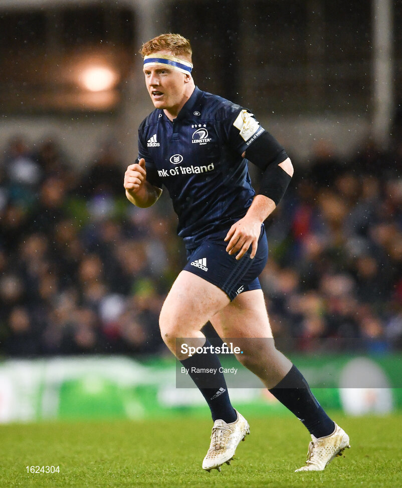 15 December 2018; James Tracy of Leinster during the Heineken Champions Cup Pool 1 Round 4 match between Leinster and Bath at the Aviva Stadium in Dublin. Photo by Ramsey Cardy/Sportsfile