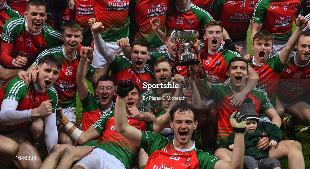 9 February 2019; Kilcummin players celebrate after the AIB GAA Football All-Ireland Intermediate Championship Final match between Kilcummin and Naomh Éanna at Croke Park in Dublin. Photo by Piaras Ó Mídheach/Sportsfile