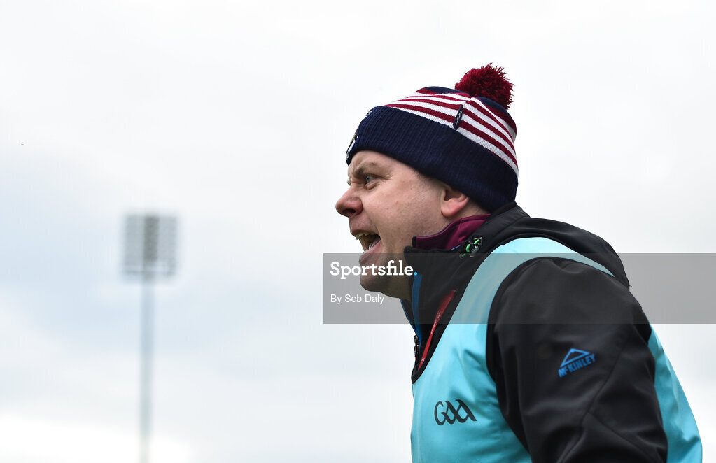 16 February 2019; Mullinalaghta St Columba's manager Mickey Graham during the AIB GAA Football All-Ireland Senior Club Championship Semi-Final match between Mullinalaghta St Columba’s and Dr Crokes at Semple Stadium in Thurles, Tipperary. Photo by Seb Daly/Sportsfile