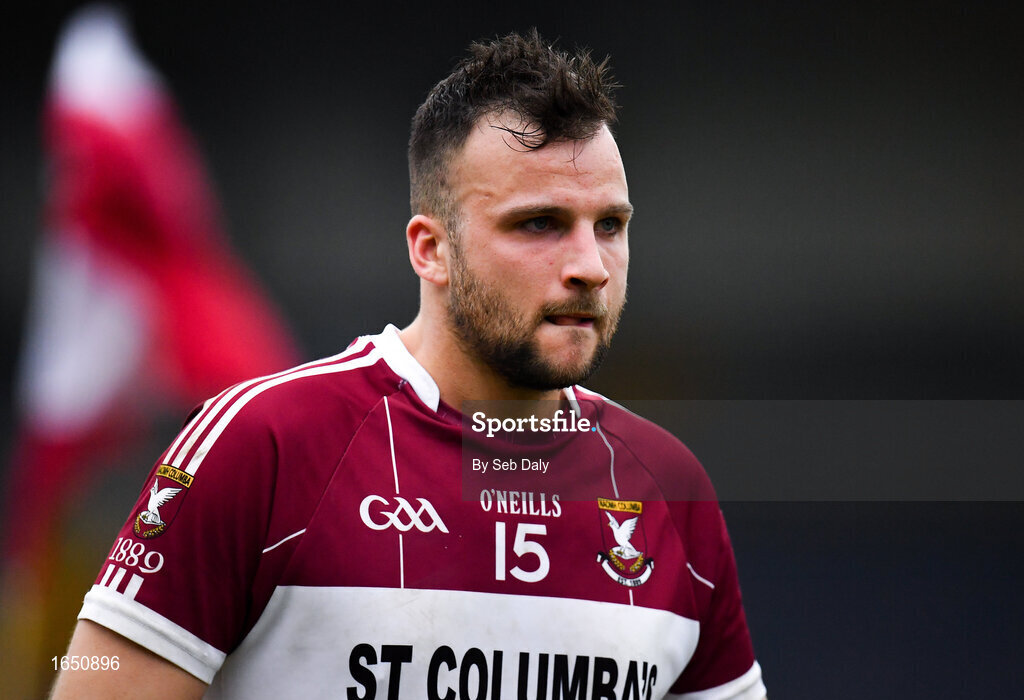 16 February 2019; Aidan McElligott of Mullinalaghta St Columba's following his side's defeat during the AIB GAA Football All-Ireland Senior Club Championship Semi-Final match between Mullinalaghta St Columba’s and Dr Crokes at Semple Stadium in Thurles, Tipperary. Photo by Seb Daly/Sportsfile