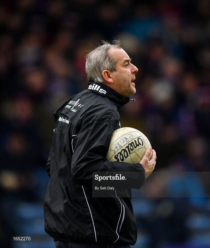 16 February 2019; Dr Crokes manager Pat O'Shea prior to the AIB GAA Football All-Ireland Senior Club Championship Semi-Final match between Mullinalaghta St Columba’s and Dr Crokes at Semple Stadium in Thurles, Tipperary. Photo by Seb Daly/Sportsfile