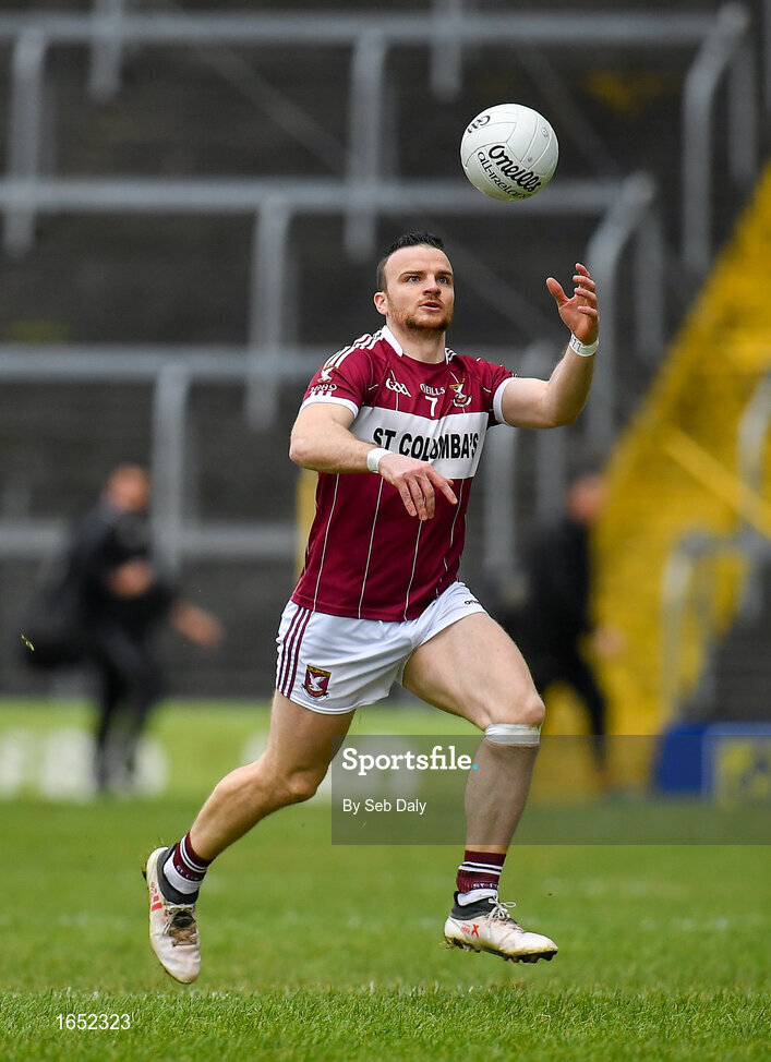 16 February 2019; Dónal McElligott of Mullinalaghta St Columba's during the AIB GAA Football All-Ireland Senior Club Championship Semi-Final match between Mullinalaghta St Columba’s and Dr Crokes at Semple Stadium in Thurles, Tipperary. Photo by Seb Daly/Sportsfile