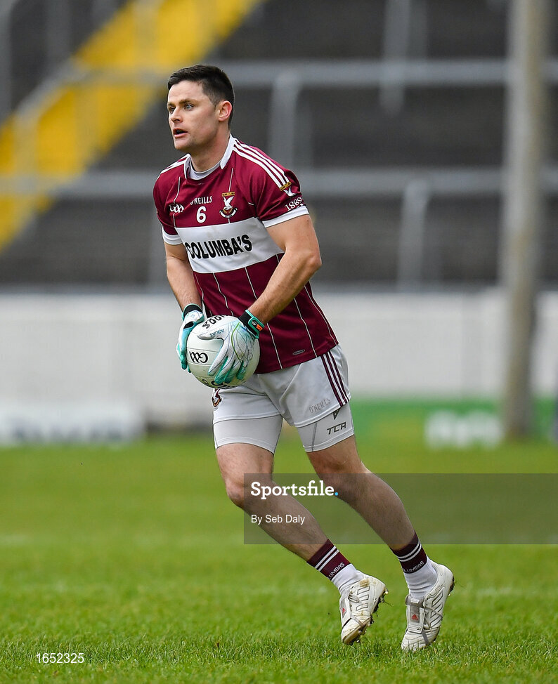 16 February 2019; Shane Mulligan of Mullinalaghta St Columba's during the AIB GAA Football All-Ireland Senior Club Championship Semi-Final match between Mullinalaghta St Columba’s and Dr Crokes at Semple Stadium in Thurles, Tipperary. Photo by Seb Daly/Sportsfile