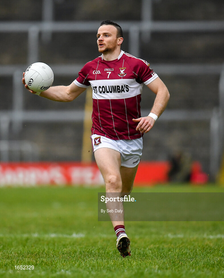 16 February 2019; Dónal McElligott of Mullinalaghta St Columba's during the AIB GAA Football All-Ireland Senior Club Championship Semi-Final match between Mullinalaghta St Columba’s and Dr Crokes at Semple Stadium in Thurles, Tipperary. Photo by Seb Daly/Sportsfile