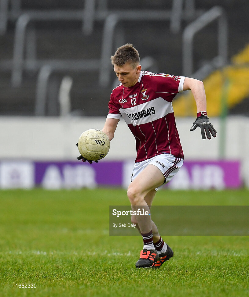 16 February 2019; Brendan Fox of Mullinalaghta St Columba's during the AIB GAA Football All-Ireland Senior Club Championship Semi-Final match between Mullinalaghta St Columba’s and Dr Crokes at Semple Stadium in Thurles, Tipperary. Photo by Seb Daly/Sportsfile