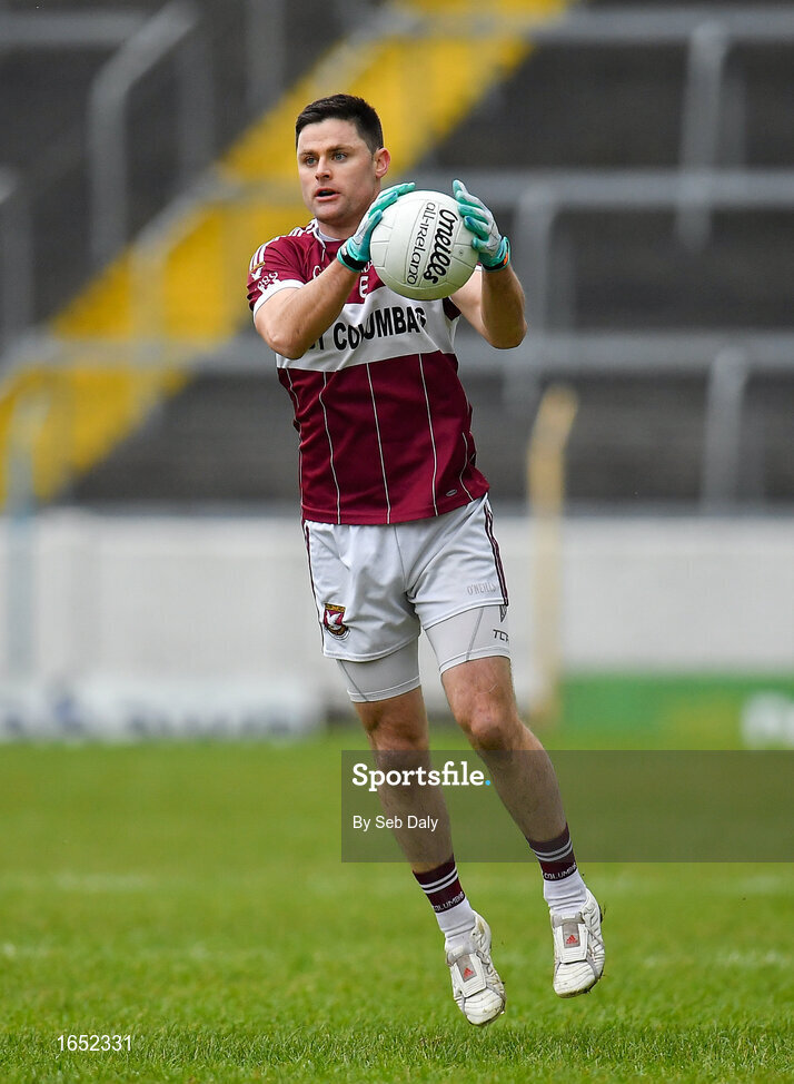 16 February 2019; Shane Mulligan of Mullinalaghta St Columba's during the AIB GAA Football All-Ireland Senior Club Championship Semi-Final match between Mullinalaghta St Columba’s and Dr Crokes at Semple Stadium in Thurles, Tipperary. Photo by Seb Daly/Sportsfile