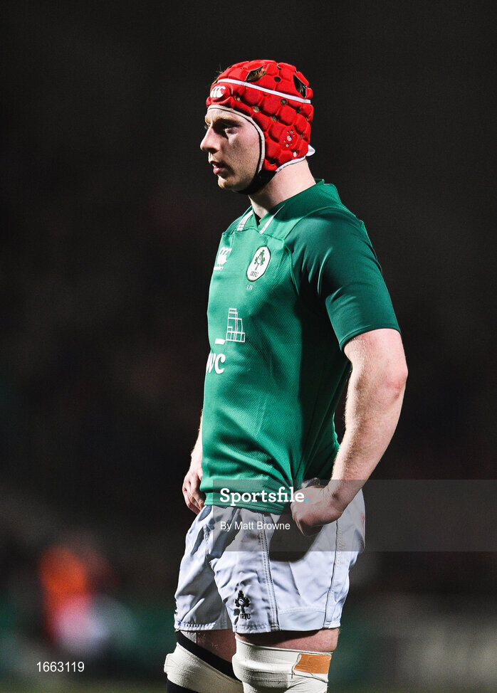 8 March 2019; Martin Moloney of Ireland during the U20 Six Nations Rugby Championship match between Ireland and France at Irish Independent Park in Cork. Photo by Matt Browne/Sportsfile